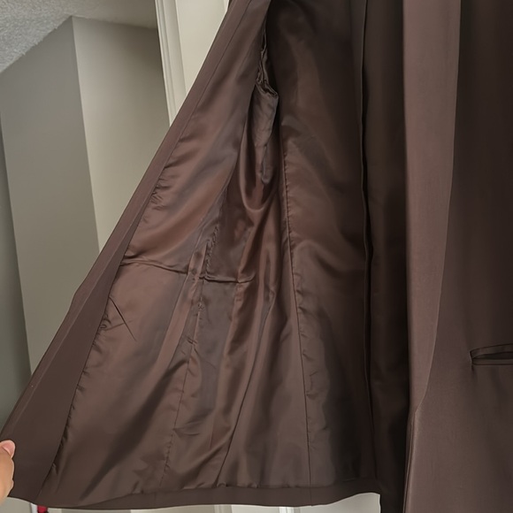 Brown blazer with medium sleeve - Picture 6 of 9